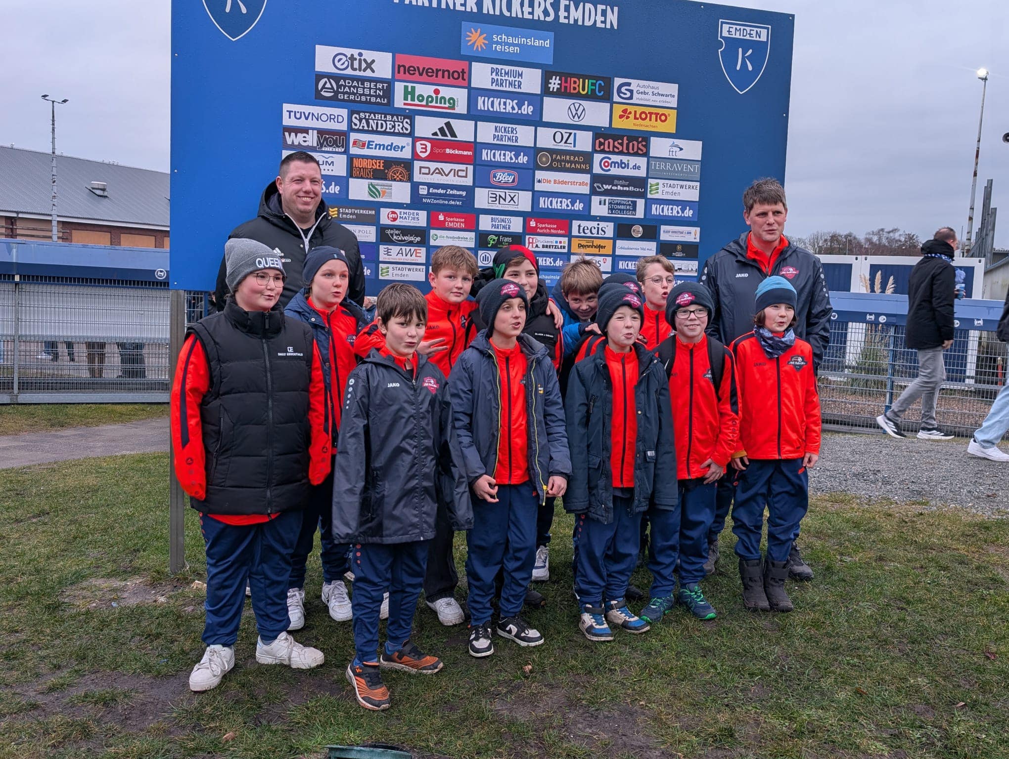 Einlaufkinder beim BSV Kickers Emden